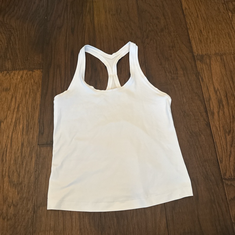 Lululemon Athletica White Tank Top
